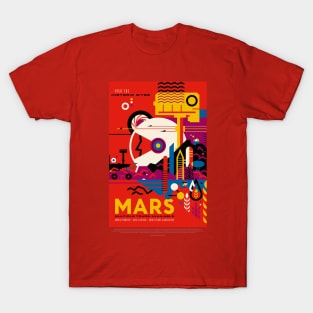 Mars NASA Artwork T-Shirt